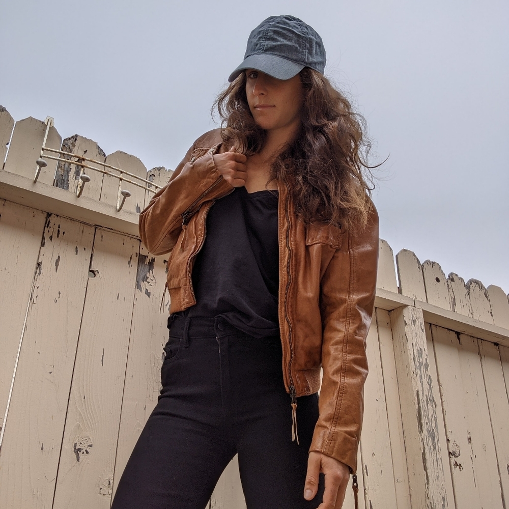 Members Only Authentic Leather Jacket